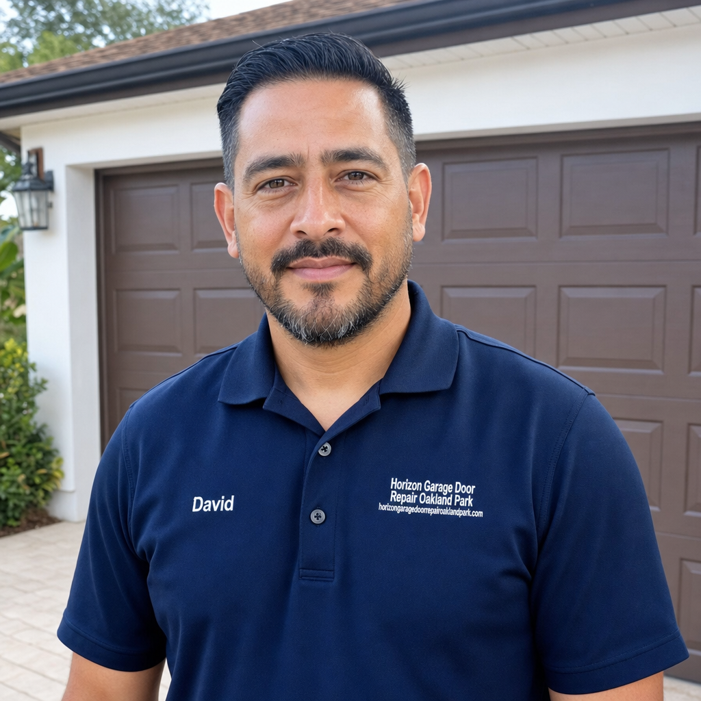 David Martinez, owner of Horizon Garage Door Repair Oakland Park