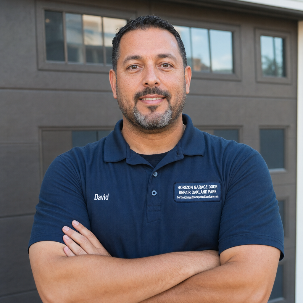 David Martinez, owner of Horizon Garage Door Repair Oakland Park